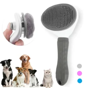 Self-Cleaning Pet Hair Brush — Dogs & Cats